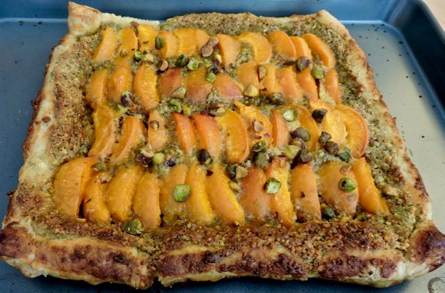 kitchen apricot tart w pistacios june18 - 1