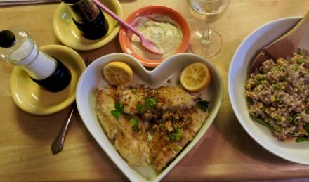 kitchen panko red snapper low country rice - 1