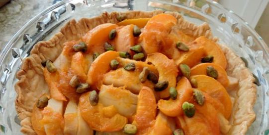 kitchen apricot pistachio tart jun 19 - 1