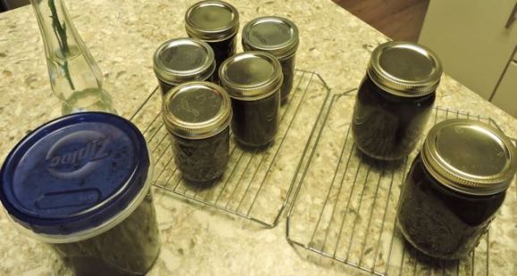 kitchen finished cherry plum jam containers jun 19 - 1