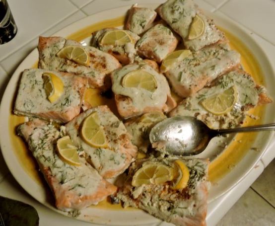 kitchen aparnas salmon in dill cream sauce jan 20 - 1