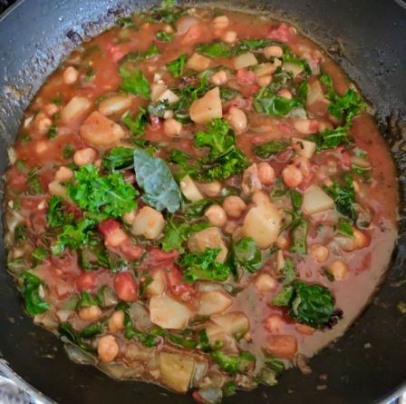 kitchen Indian spices chard potatoes tomatoes greens 3 20 - 1