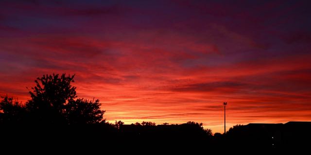 lake cameron pano sunset over community sep 29 2022 - 1