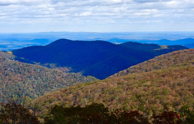 skyline drive trip colors shadows on blue ridge oct 19 22 - 1